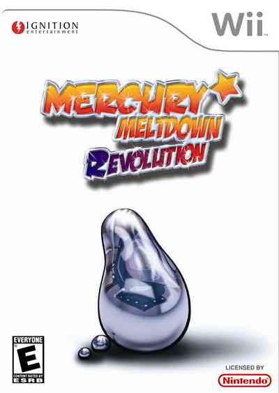 mercury meltdown revolution wii game case