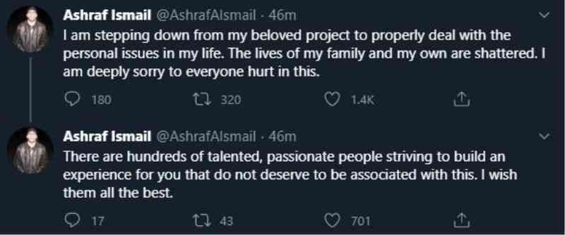 Ashraf Ismail's twit
