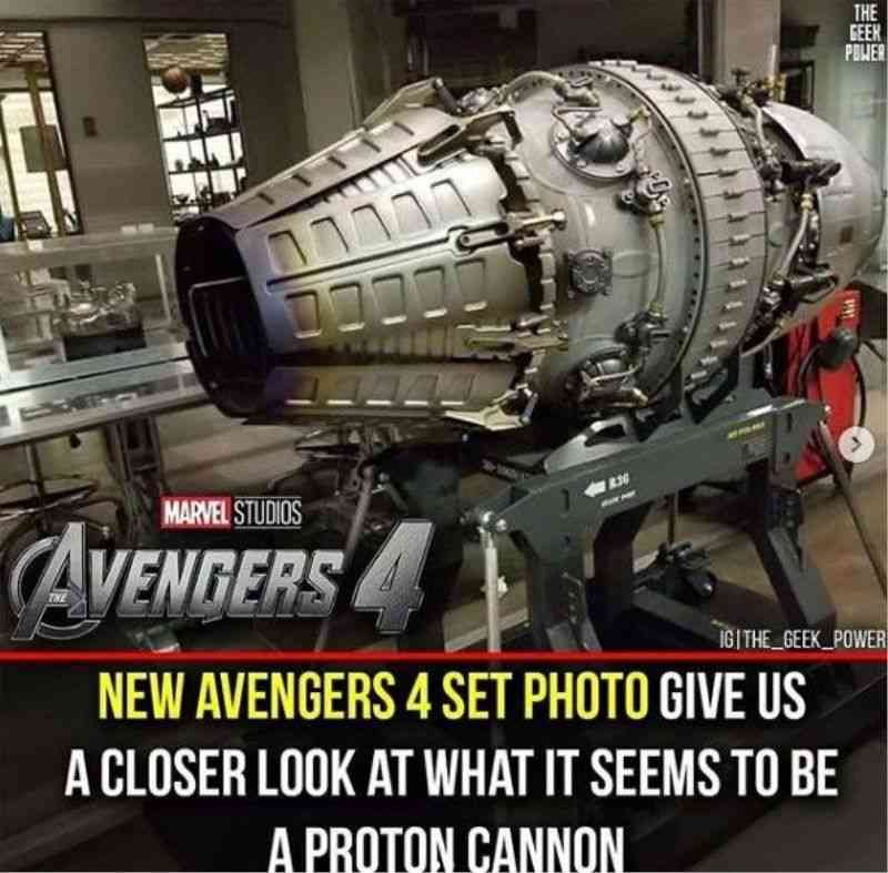 New leaked image from Avengers 4 shows Iron Man's enormous gun 2 avengers 4 4 1