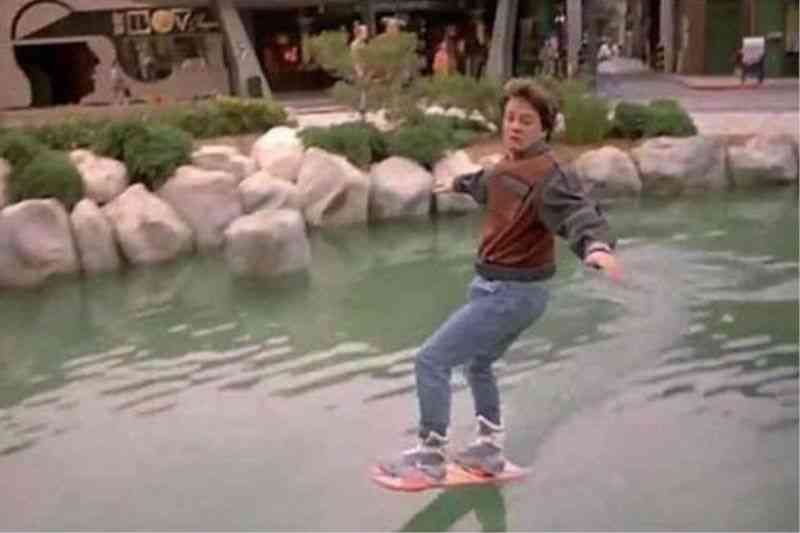 Back to the Future fan made his flying hoverboard
