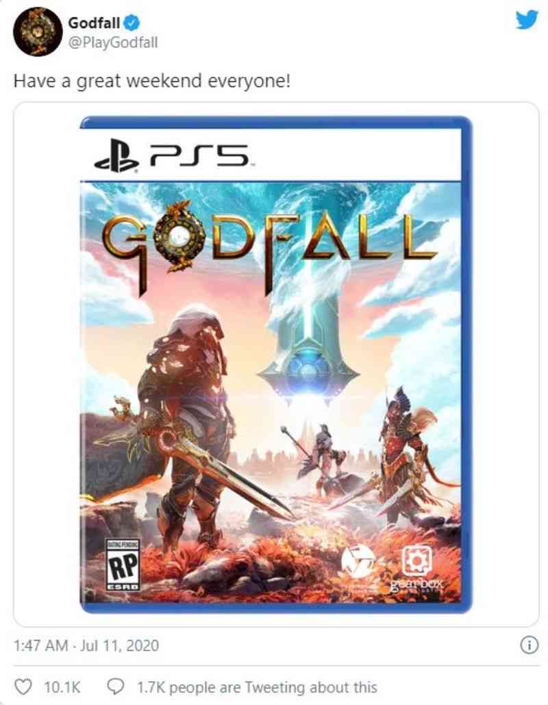 Box Art for PS5 Exclusive Godfall Revealed