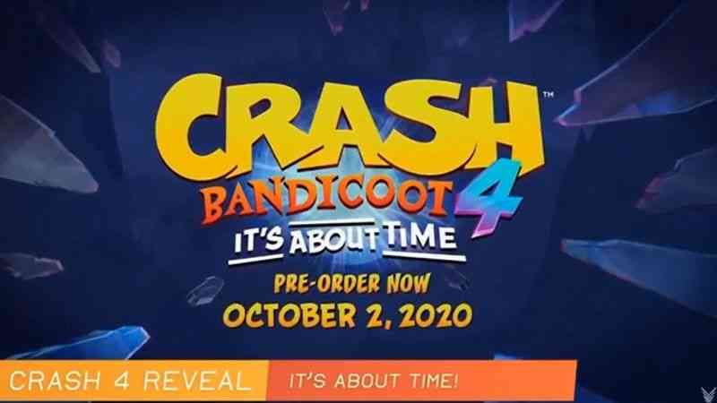 Crash Bandicoot 4: It's About Time is Confirmed