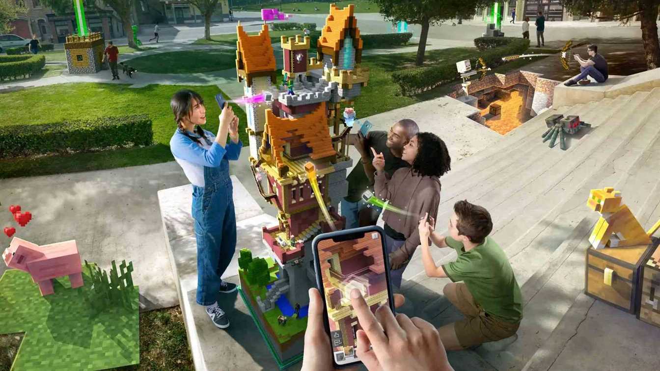 minecraft earth microsofts new augmented reality game to build in the real worl 2466 big 1