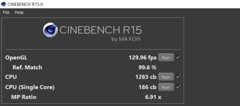 MSI Trident 3 Review - Cinebench
