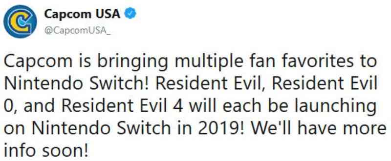 Old Resident Evil games are coming to Nintendo Switch 2 nintendo switch 1 1