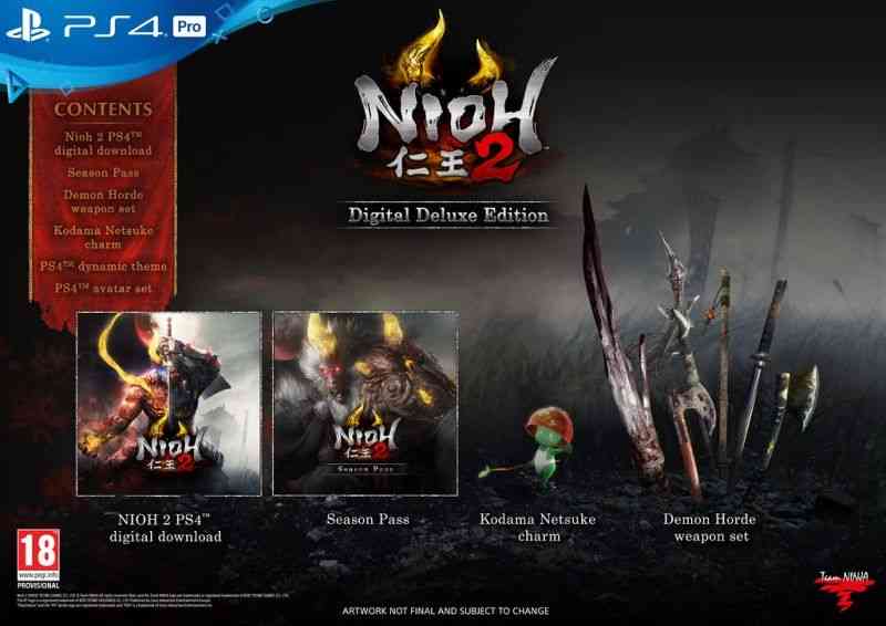 nioh 2 release date and special editions announced 1 1