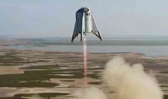SpaceX Starhopper Passes 150 Meters Air Stall Test