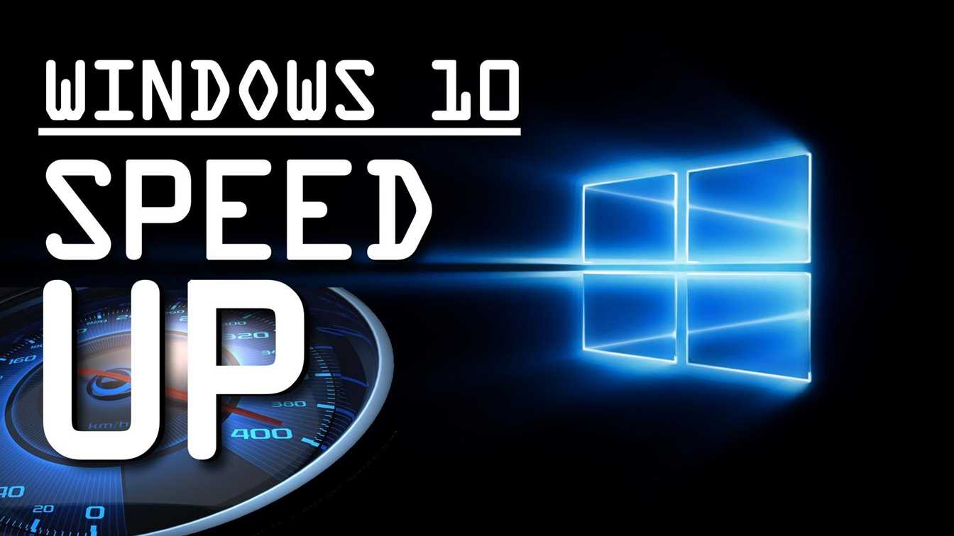 speed up windows 10 for gaming