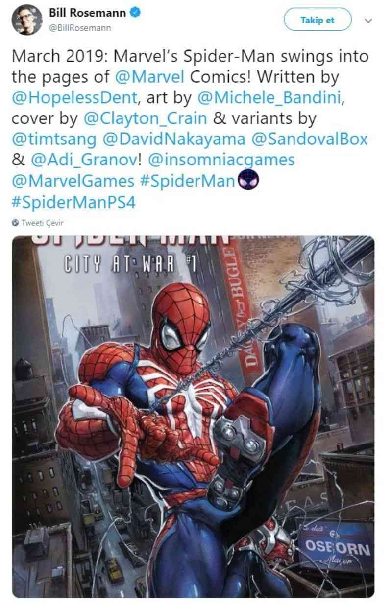 PS4 Marvel’s Spider-Man will have its own comic book in 2019 2 spider man 5 1