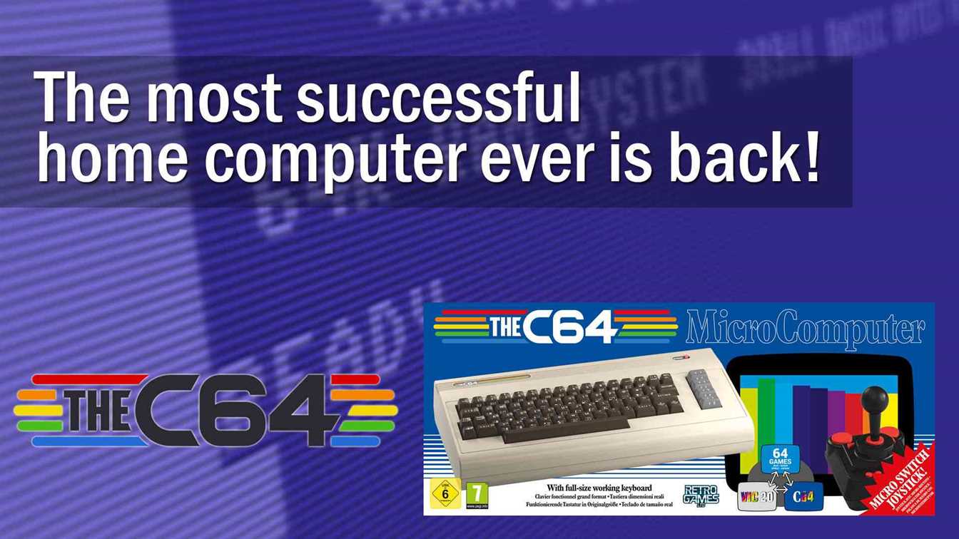 the most successful home computer ever commodore 64 is back 3578 big 1