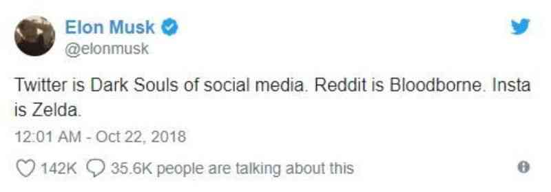 Elon Musk compared social media platforms with games 3 twitter 2 1