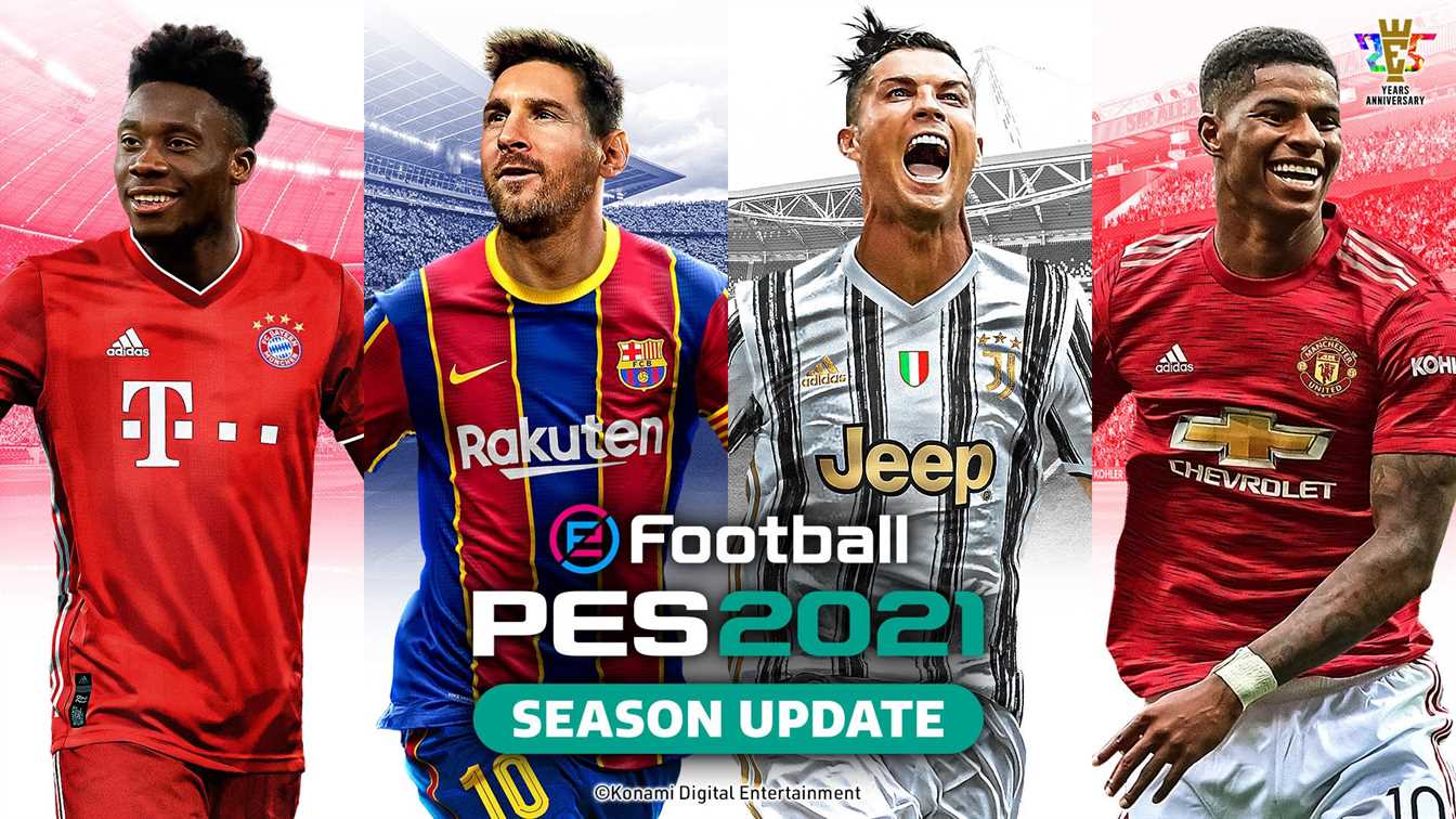 eFootball PES 2021 Season Update Cover Stars Announced
