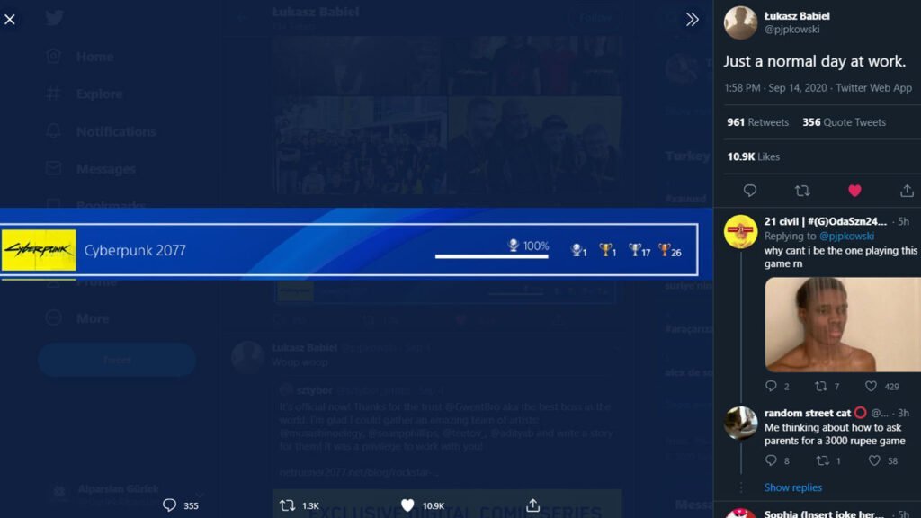 Cyberpunk 2077 Trophies %100 on PlayStation 4 2 Cyberpunk 2077 %100 Trophies on PlayStation 4