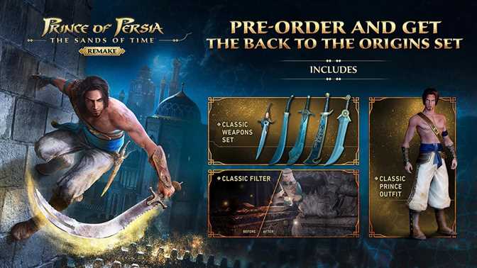 Prince of Persia Remake Pre-Order Contents Revealed