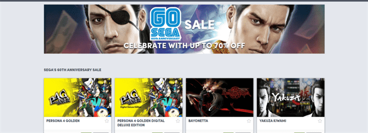 Humble Store has a Sega 60th Anniversary Bundle