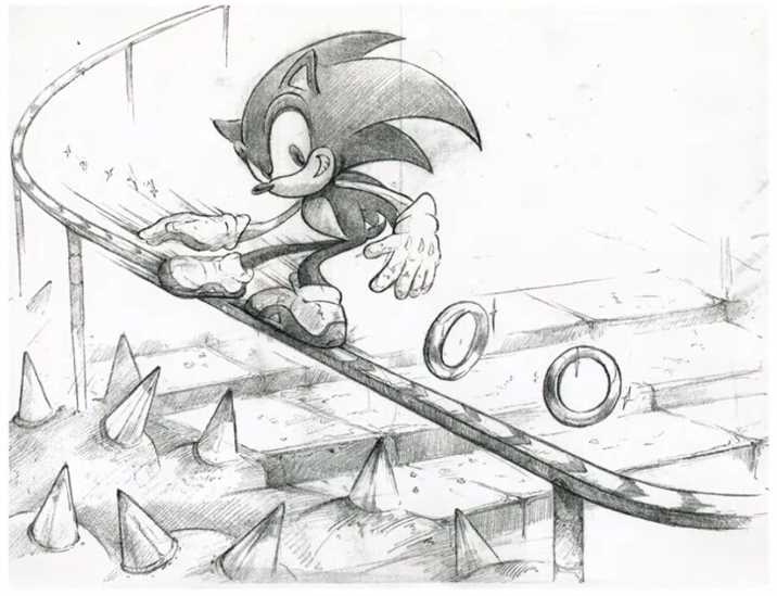 SEGA Released Sonic the Hedgehog Concept Art