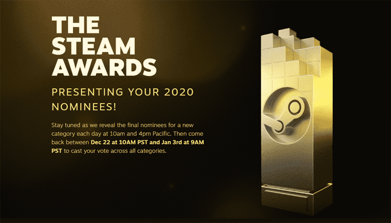 2020 Steam Awards Nominees Announced