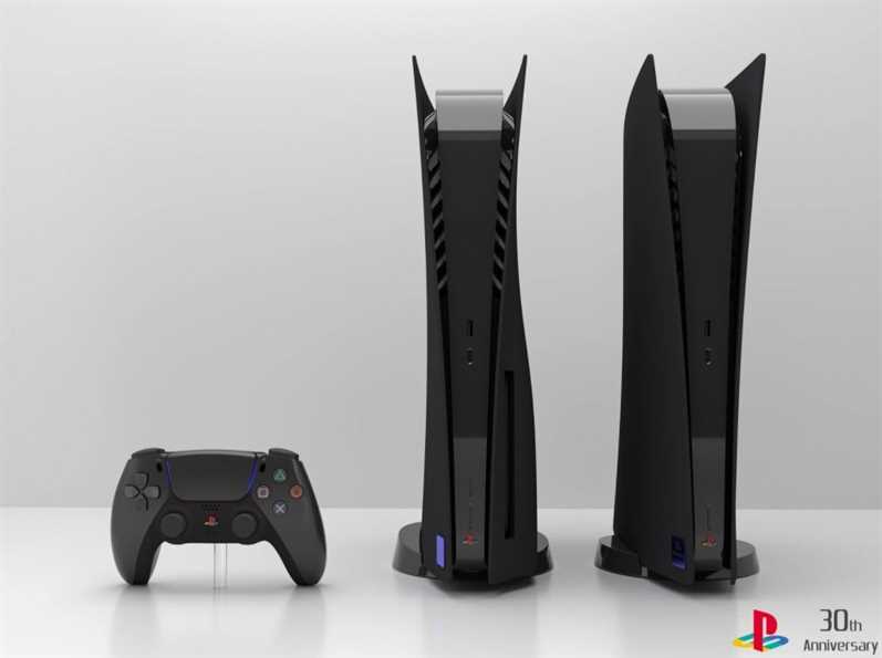 PlayStation 5: PS2-Themed Matte Black PS5