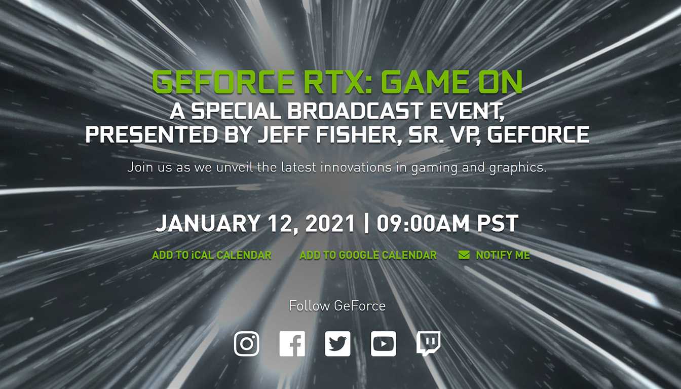 NVIDIA Teases Four GeForce RTX Game On Announcements