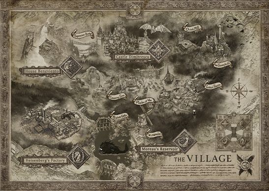 resident evil 4 village map 3d