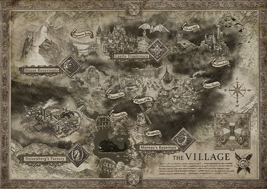 resident evil 4 village treasure map for gamecube