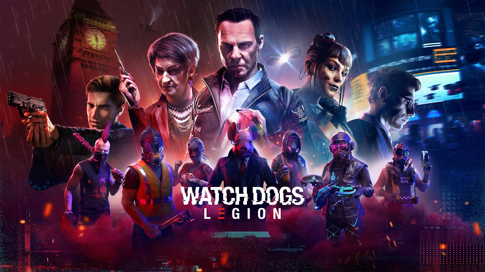watch dogs legion poster art