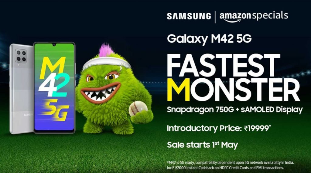Samsung Galaxy M42 5G with Snapdragon 750G Launched