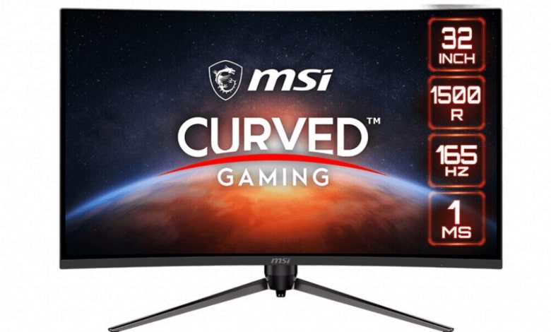 MSI Optix AG321CR Curved Display New Gaming Monitor Launched with 2K165Hz